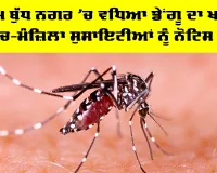 Dengue Cases Noida: ਗੌਤਮ ਬੁੱਧ ਨਗਰ ’ਚ ਵਧਿਆ ਡੇਂਗੂ ਦਾ ਖਤਰਾ, 15 ਉੱਚ-ਮੰਜ਼ਿਲਾ ਸੁਸਾਇਟੀਆਂ ਨੂੰ ਨੋਟਿਸ ਜਾਰੀ