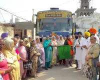 Punjab Tirth Yatra Scheme: ਕੈਬਨਿਟ ਮੰਤਰੀ ਹਰਭਜਨ ਸਿੰਘ ਈ.ਟੀ.ਓ. ਨੇ ਮੁੱਖ ਮੰਤਰੀ ਤੀਰਥ ਯਾਤਰਾ ਦੀ ਬੱਸ ਨੂੰ ਹਰੀ ਝੰਡੀ ਦਿਖਾ ਕੀਤਾ ਰਵਾਨਾ