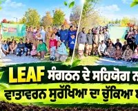 Toronto News: ਐੱਲਈਏਐੱਫ ਸੰਗਠਨ ਦੇ ਸਹਿਯੋਗ ਨਾਲ ਵਾਤਾਵਰਨ ਸੁਰੱਖਿਆ ਦਾ ਚੁੱਕਿਆ ਬੀੜਾ