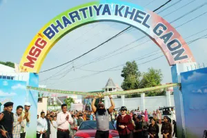 ਹੁਣ ਸਰਸਾ ਵਿੱਚੋਂ ਪੈਦਾ ਹੋਣਗੇ ਕੌਮਾਂਤਰੀ ਖਿਡਾਰੀ,ਐੱਮਐੱਸਜੀ ਭਾਰਤੀ ਖੇਡ ਪਿੰਡ ਦਾ ਸ਼ੁੱਭ ਆਰੰਭ