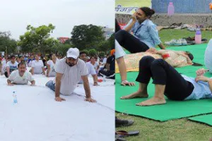 ਜ਼ਿਲ੍ਹਾ ਪੱਧਰੀ ਯੋਗ ਸਮਾਗਮ ‘ਚ ਅਵੱਲੇ ਢੰਗ ਦੇ ਆਸਣਾਂ ਨਾਲ ਕੀਤਾ ਯੋਗਾ