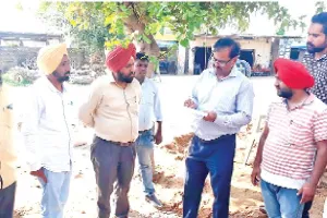 ਬਰਸਾਤੀ ਪਾਣੀ ਦੀ ਸੰਭਾਲ ਲਈ ਰਿਚਾਰਜਿੰਗ ਪਿੱਟ ਦਾ ਜਾਇਜ਼ਾ ਲਿਆ