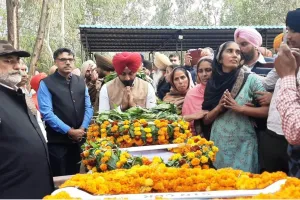 ਸ਼ਹੀਦ ਮਨਪ੍ਰੀਤ ਸਿੰਘ ਦਾ ਪੂਰੇ ਸਰਕਾਰੀ ਸਨਮਾਨਾਂ ਨਾਲ ਅੰਤਿਮ ਸਸਕਾਰ