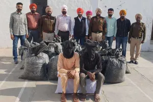 ਤਿੰਨ ਕੁਇੰਟਲ ਚੂਰਾ ਪੋਸਤ ਸਮੇਤ ਦੋ ਕਾਬੂ