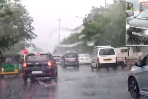 Delhi Weather: ਦਿੱਲੀ ’ਚ ਮੀਂਹ ਪੈਣ ਨਾਲ ਮੌਸਮ ਹੋਇਆ ਸੁਹਾਵਣਾ