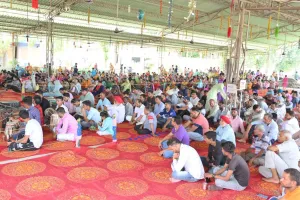 ਸਾਧ-ਸੰਗਤ ਨੇ ਬਲਾਕ ਪੱਧਰੀ ਨਾਮ ਚਰਚਾ ’ਚ ਕਰਕੇ ਗਾਇਆ ਗੁਰੂ ਜਸ