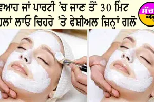 DIY Bleach : ਵਿਆਹ ਜਾਂ ਪਾਰਟੀ ’ਚ ਜਾਣ ਤੋਂ 30 ਮਿੰਟ ਪਹਿਲਾਂ ਲਾਓ, ਚਿਹਰੇ ’ਤੇ 10 ਫੇਸ਼ੀਅਲ ਜਿਨ੍ਹਾਂ ਗਲੋ