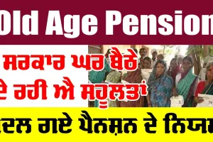 ਬਦਲ ਗਿਆ ਪੈਨਸ਼ਨ ਦਾ ਤਰੀਕਾ, ਹੁਣ ਘਰ ਬੈਠੇ ਮਿਲਣਗੀਆਂ ਇਹ ਸਹੂਲਤਾਂ