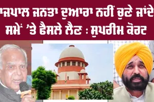ਪੰਜਾਬ ਦੇ ਮੁੱਖ ਮੰਤਰੀ ਤੇ ਰਾਜਪਾਲ ਦੀ ਲੜਾਈ ’ਤੇ ਸੁਪਰੀਮ ਕੋਰਟ ਦੀ ਸਖ਼ਤ ਟਿੱਪਣੀ