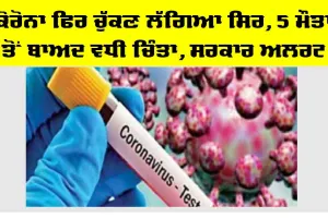 ਕੋਰੋਨਾ ਨਾਲ ਪੰਜ ਮੌਤਾਂ, ਚਿੰਤਾ ਵਧਾਉਣ ਵਾਲਾ ਅਪਡੇਟ, WHO ਨੇ ਜਾਰੀ ਕੀਤੀ ਚੇਤਾਵਨੀ