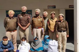 ਪੁਲਿਸ ਵੱਲੋਂ ਤਿੰਨ ਔਰਤਾਂ ਤੇ ਇੱਕ ਵਿਅਕਤੀ 9 ਕਿੱਲੋ ਚਰਸ ਸਮੇਤ ਗ੍ਰਿਫ਼ਤਾਰ