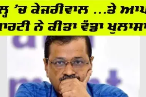 Arvind Kejriwal: ਜੇਲ੍ਹ ‘ਚ ਕੇਜਰੀਵਾਲ…. ਤੇ ‘ਆਪ’ ਪਾਰਟੀ ਨੇ ਕੀਤਾ ਵੱਡਾ ਖੁਲਾਸਾ