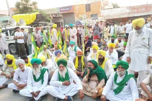 ਭਾਜਪਾ ਉਮੀਦਵਾਰ ਦਾ ਵਿਰੋਧ ਕਰ ਰਹੇ ਕਿਸਾਨਾਂ ਨਾਲ ਪੁਲਿਸ ਦੀ ਝੜਪ