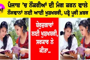 Punjab Jobs: ਪੰਜਾਬ ’ਚ ਨੌਕਰੀਆਂ ਦੀ ਮੰਗ ਕਰਨ ਵਾਲੇ ਨੌਜਵਾਨਾਂ ਲਈ ਆਈ ਖੁਸ਼ਖਬਰੀ, ਪੜ੍ਹੋ ਪੂਰੀ ਖ਼ਬਰ