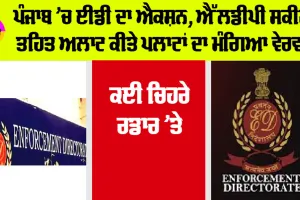ED Punjab News: ਪੰਜਾਬ ’ਚ ED ਦਾ ਐਕਸ਼ਨ, LDP ਸਕੀਮ ਤਹਿਤ ਅਲਾਟ ਕੀਤੇ ਪਲਾਟਾਂ ਦਾ ਮੰਗਿਆ ਵੇਰਵਾ