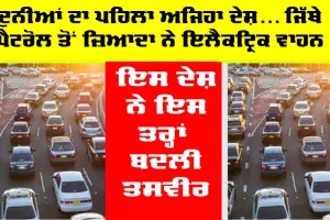Electric Vehicles: ਦੁਨੀਆ ਦਾ ਪਹਿਲਾ ਦੇਸ਼ ਜਿੱਥੇ ਨੇ ਪੈਟਰੋਲ ਤੋਂ ਜ਼ਿਆਦਾ ਇਲੈਕਟ੍ਰਿਕ ਵਾਹਨ, ਇਸ ਦੇਸ਼ ਦੀ ਇਸ ਤਰ੍ਹਾਂ ਬਦਲੀ ਤਸਵੀਰ