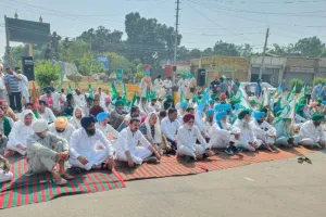 Farmers Protest: ਸੰਯੁਕਤ ਕਿਸਾਨ ਮੋਰਚਾ ਪੰਜਾਬ ਦੇ ਸੱਦੇ ’ਤੇ ਕਿਸਾਨਾਂ ਨੇ ਦਿੱਤਾ ਧਰਨਾ
