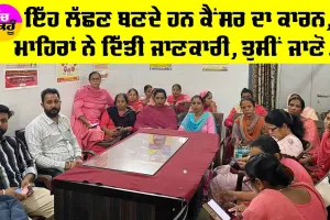Symptoms of Cancer: ਇੱਹ ਲੱਛਣ ਬਣਦੇ ਹਨ ਕੈਂਸਰ ਦਾ ਕਾਰਨ, ਮਾਹਿਰਾਂ ਨੇ ਦਿੱਤੀ ਜਾਣਕਾਰੀ, ਤੁਸੀਂ ਜਾਣੋ…