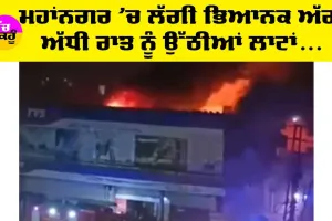 Punjab Fire News: ਮਹਾਂਨਗਰ ’ਚ ਇਲੈਕਟ੍ਰਿਕ ਵਾਹਨਾਂ ਦੇ ਸ਼ੋਅਰੂਮ ’ਚ ਦੇਰ ਰਾਤ ਲੱਗੀ ਭਿਆਨਕ ਅੱਗ