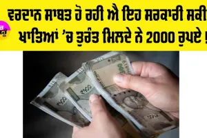 Punjab Government Scheme: ਵਰਦਾਨ ਬਣੀ ਸਰਕਾਰੀ ਸਕੀਮ, 2000 ਰੁਪਏ ਖਾਤਿਆਂ ਵਿੱਚ ਮਿਲਦੇ ਨੇ ਤੁਰੰਤ, ਹੋ ਰਿਹੈ ਵੱਡੀ ਗਿਣਤੀ ਲੋਕਾਂ ਨੂੰ ਫ਼ਾਇਦਾ