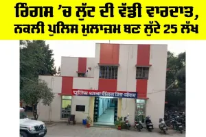 Sikar News: ਰਿੰਗਸ ’ਚ ਲੁੱਟ ਦੀ ਵੱਡੀ ਵਾਰਦਾਤ, ਨਕਲੀ ਪੁਲਿਸ ਮੁਲਾਜ਼ਮ ਬਣ ਲੁੱਟੇ 25 ਲੱਖ