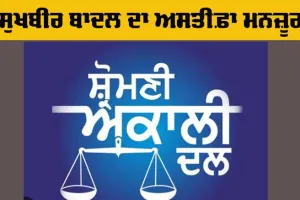 Sukhbir Badal: ਅਕਾਲੀ ਦਲ ਵਰਕਿੰਗ ਕਮੇਟੀ ਵੱਲੋਂ ਸੁਖਬੀਰ ਬਾਦਲ ਦਾ ਅਸਤੀਫਾ ਮਨਜ਼ੂਰ