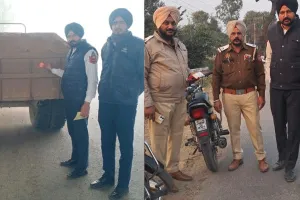 Talwandi Bhai News: ਟ੍ਰੈਫਿਕ ਪੁਲਸ ਨੇ ਵਾਹਨਾਂ ‘ਤੇ ਰਿਫਲੈਕਟਰ ਲਾਏ