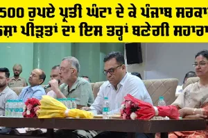 Punjab Government News: 1500 ਰੁਪਏ ਪ੍ਰਤੀ ਘੰਟਾ ਦੇ ਕੇ ਪੰਜਾਬ ਸਰਕਾਰ ਨਸ਼ੇ ਦੇ ਪੀੜਤਾਂ ਨੂੰ ਇਸ ਤਰ੍ਹਾਂ ਲਾਵੇਗੀ ਸਹਾਰਾ, ਮੁਹਿੰਮ ’ਚ ਤੇਜ਼ੀ ਲਿਆਉਣ ਲਈ ਵੀ ਕਿਹਾ