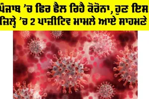 COVID Cases in Punjab: ਪੰਜਾਬ ’ਚ ਫਿਰ ਫੈਲ ਰਿਹੈ ਕੋਰੋਨਾ, ਹੁਣ ਇਸ ਜ਼ਿਲ੍ਹੇ ’ਚ 2 ਪਾਜ਼ੀਟਿਵ ਮਾਮਲੇ ਆਏ ਸਾਹਮਣੇ