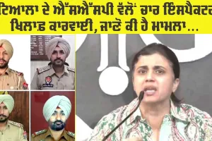 Colonel Bath Assault Case: ਪਟਿਆਲਾ ਦੇ ਐੱਸਐੱਸਪੀ ਵੱਲੋਂ ਚਾਰ ਇੰਸਪੈਕਟਰਾਂ ਖਿਲਾਫ਼ ਕਾਰਵਾਈ