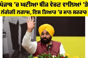 Punjab Substandard Seeds: ਪੰਜਾਬ ’ਚ ਘਟੀਆ ਬੀਜ ਵੇਚਣ ਵਾਲਿਆਂ ’ਤੇ ਲੱਗੇਗੀ ਲਗਾਮ, ਇਸ ਤਿਆਰ ’ਚ ਮਾਨ ਸਰਕਾਰ