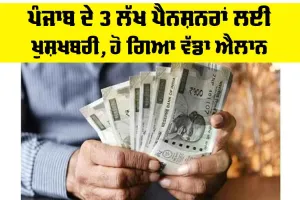 Punjab Pensioners News: ਪੰਜਾਬ ਦੇ 3 ਲੱਖ ਪੈਨਸ਼ਨਰਾਂ ਲਈ ਖੁਸ਼ਖਬਰੀ, ਹੋ ਗਿਆ ਵੱਡਾ ਐਲਾਨ