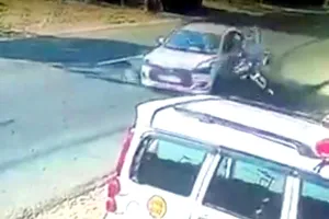 Accident News: ਤੇਜ਼ ਰਫ਼ਤਾਰ ਕਾਰ ਨੇ ਮੋਟਰਸਾਇਕਲ ਨੂੰ ਮਾਰੀ ਟੱਕਰ