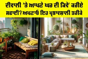 Diwali 2025: ਦੀਵਾਲੀ ’ਤੇ ਆਪਣੇ ਘਰ ਦੀ ਕਿਵੇਂ ਕਰੀਏ ਸਫਾਈ? ਅਪਣਾਓ ਇਹ ਪ੍ਰਭਾਵਸ਼ਾਲੀ ਤਰੀਕੇ