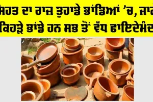 Health Tips: ਸਿਹਤ ਦਾ ਰਾਜ਼ ਤੁਹਾਡੇ ਭਾਂਡਿਆਂ ’ਚ, ਜਾਣੋ ਕਿਹੜੇ ਭਾਂਡੇ ਹਨ ਸਭ ਤੋਂ ਵੱਧ ਫਾਇਦੇਮੰਦ