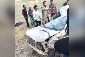 Car Accident: ਕਾਰ ਹਾਦਸੇ ’ਚ ਪਤਨੀ ਦੀ ਮੌਤ, ਪਤੀ ਤੇ ਬੱਚਾ ਗੰਭੀਰ ਜ਼ਖਮੀ
