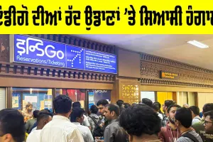 Indigo Flight News: ਇੰਡੀਗੋ ਦੀਆਂ ਰੱਦ ਉਡਾਣਾਂ ’ਤੇ ਸਿਆਸੀ ਹੰਗਾਮਾ, ਇੰਡੀਗੋ ਨੇ ਮੰਗੀ ਮੁਆਫੀ