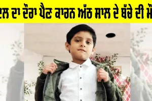 Heart Attack: ਪਤੰਗ ਉਡਾਉਂਦੇ ਸਮੇਂ ਅੱਠ ਸਾਲ ਦੇ ਬੱਚੇ ਦੀ ਦਿਲ ਦਾ ਦੌਰਾ ਪੈਣ ਕਾਰਨ ਮੌਤ