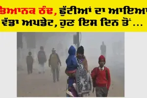 School Holidays: ਠੰਢ ਕਾਰਨ ਸਕੂਲਾਂ ਦੀਆਂ ਛੁੱਟੀਆਂ ਫਿਰ ਵਧੀਆਂ