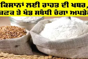Farmers News: ਕਿਸਾਨਾਂ ਲਈ ਰਾਹਤ ਦੀ ਖਬਰ, ਕਣਕ ਤੇ ਖੰਡ ਸਬੰਧੀ ਚੰਗਾ ਅਪਡੇਟ