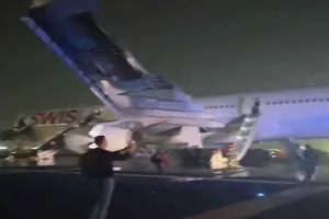 Swiss Flight Engine Fail: ਟੇਕਆਫ ਦੌਰਾਨ ਸਵਿਸ ਜਹਾਜ ਦੇ ਇੰਜਣ ’ਚ ਲੱਗੀ ਅੱਗ, 6 ਜ਼ਖਮੀ