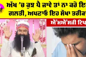 Eye Care Tips: ਅੱਖ ’ਚ ਕੁਝ ਪੈ ਜਾਵੇ ਤਾਂ ਨਾ ਕਰੋ ਇਹ ਗਲਤੀ, ਅਪਣਾਓ ਇਹ ਸੌਖਾ ਤਰੀਕਾ