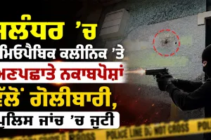 Jalandhar News: ਜਲੰਧਰ ’ਚ ਹੋਮਿਓਪੈਥਿਕ ਕਲੀਨਿਕ ’ਤੇ ਅਣਪਛਾਤੇ ਨਕਾਬਪੋਸ਼ਾਂ ਵੱਲੋਂ ਗੋਲੀਬਾਰੀ, ਪੁਲਿਸ ਜਾਂਚ ’ਚ ਜੁਟੀ