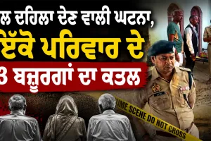 Prayagraj Triple Murder: ਦਿਲ ਦਹਿਲਾ ਦੇਣ ਵਾਲੀ ਘਟਨਾ, ਇੱਕੋ ਪਰਿਵਾਰ ਦੇ 3 ਬਜ਼ੂਰਗਾਂ ਦਾ ਕਤਲ