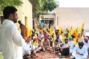 Punjab Power Cuts News: ਬਿਜਲੀ ਕੱਟਾਂ ਖ਼ਿਲਾਫ਼ ਸਾਦਿਕ ਬਿਜਲੀ ਗਰਿੱਡ ਅੱਗੇ ਕਿਰਤੀ ਕਿਸਾਨ ਯੂਨੀਅਨ ਨੇ ਲਗਾਇਆ ਧਰਨਾ