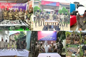 Manipur News: ਮਨੀਪੁਰ ’ਚ ਹਥਿਆਰਾਂ ਅਤੇ ਵਿਸਫੋਟਕਾਂ ਦਾ ਵੱਡਾ ਜ਼ਖੀਰਾ ਬਰਾਮਦ, ਦੋ ਮੁਲਜ਼ਮ ਗ੍ਰਿਫ਼ਤਾਰ