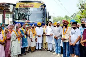 Chief Minister Teerth Yatra: ਮੁੱਖ ਮੰਤਰੀ ਤੀਰਥ ਯਾਤਰਾ ਬੱਸ ਡਕੋਦਾਂ ਤੇ ਸ਼ਾਹਪੁਰ ਤੋਂ ਰਵਾਨਾ