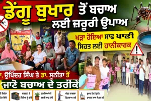 Health News: ਡੇਂਗੂ ਬੁਖਾਰ ਤੋਂ ਬਚਾਅ ਲਈ ਜ਼ਰੂਰੀ ਉਪਾਅ, ਖੜ੍ਹਾ ਹੋਇਆ ਸਾਫ਼ ਪਾਣੀ ਵੀ ਸਿਹਤ ਲਈ ਹਾਨੀਕਾਰਕ, ਡਾ. ਉਪਿੰਦਰ ਸਿੰਘ ਤੇ ਡਾ. ਸੁਨੀਤਾ ਤੋਂ ਜਾਣੋ ਬਚਾਅ ਦੇ ਤਰੀਕੇ