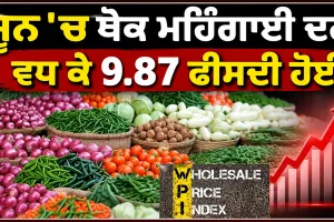 India Wholesale Inflation: ਜੂਨ ’ਚ ਥੋਕ ਮਹਿੰਗਾਈ ਦਰ ਵਧ ਕੇ 9.87 ਫੀਸਦੀ ਹੋਈ