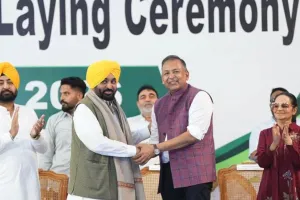 Punjab News: ਮੁੱਖ ਮੰਤਰੀ ਮਾਨ ਨੇ ਭਾਰਤ ਦੇ ਆਪਣੀ ਕਿਸਮ ਦਾ ਪਹਿਲੇ 1,116 ਕਰੋੜ ਰੁਪਏ ਦੀ ਲਾਗਤ ਵਾਲੇ ਵਰਧਮਾਨ-ਆਈਚੀ ਸਟੀਲ ਫੋਰਜਿੰਗ ਪਲਾਂਟ ਦਾ ਨੀਂਹ ਪੱਥਰ ਰੱਖਿਆ, 500 ਨੌਜਵਾਨਾਂ ਨੂੰ ਮਿਲੇਗਾ ਸਿੱਧਾ ਰੋਜ਼ਗਾਰ